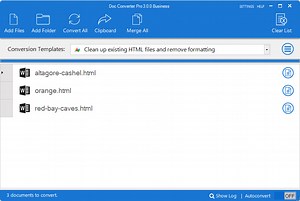 Batch Convert PDF, Word to HTML - Doc Converter Pro
