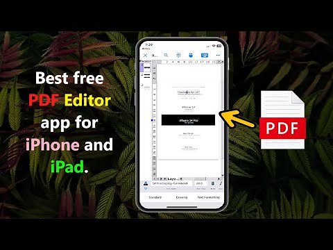 Best free PDF Editor app for iPhone and iPad.