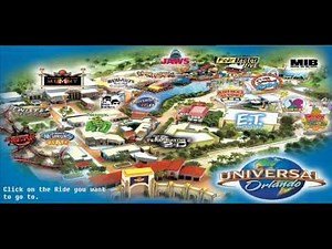 Universal Studious Orlando - Interactive Map.
