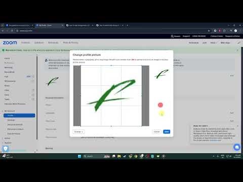 How To Add Profile Picture in Zoom - Complete Guide