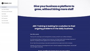 Free Software Development Proposal Template - Better Proposals