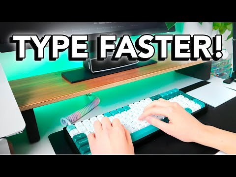 How I Improved my Typing Speed | 40 to 100+ WPM