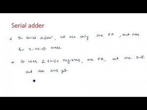 Serial adder | Shift Register | STLD | Lec-65