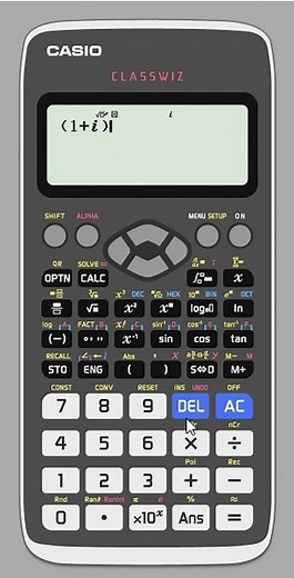 Calculator Technique - Adding Complex Numbers