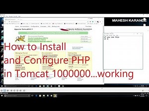 How to Install and Configure PHP in Tomcat