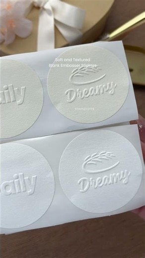 Embossing on Textured Stickers | Packaging Inspiration