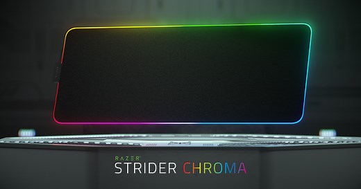 Hybrid Mouse Mat with Chroma RGB - Razer Strider Chroma | Razer United States