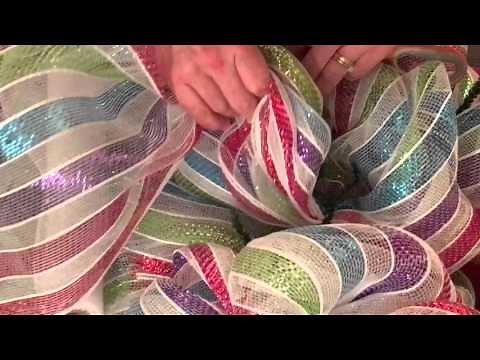 How to make a mesh wreath Part 1