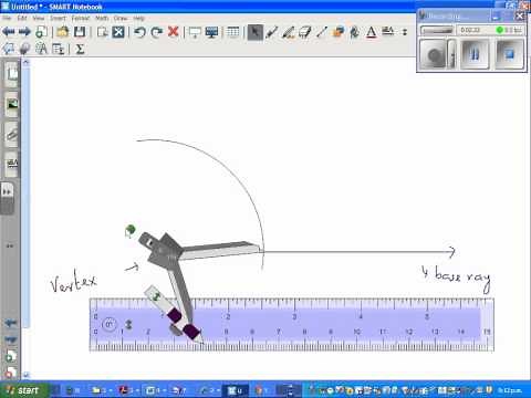 How to draw 60 degree angle with a ruler and compass