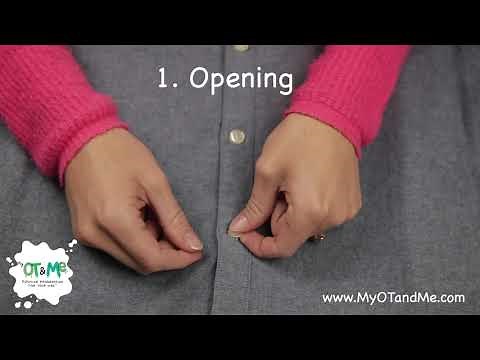 How to BUTTON A SHIRT | OPEN and CLOSE BUTTONS | Step by Step Guide