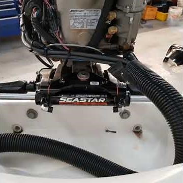 Boat Steering conversion from mechanical cable to hydraulic steering