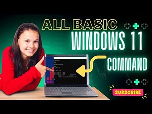 Basic CMD Commands for Windows 11 Command Prompt Tutorial for Beginners ✔️