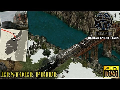 Commandos: Behind Enemy Lines. Mission 4 "Restore Pride" [HD 1080p 30fps]