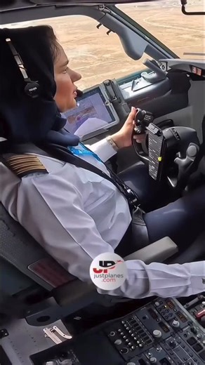 Maha Faraz on Instagram: "When precession meets the runway, with a smooth touchdown 👌💕 @justplanes_official #landing #b737 #cockpit #pilots#pilot"