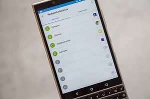 How to set up keyboard shortcuts on the BlackBerry KEY2