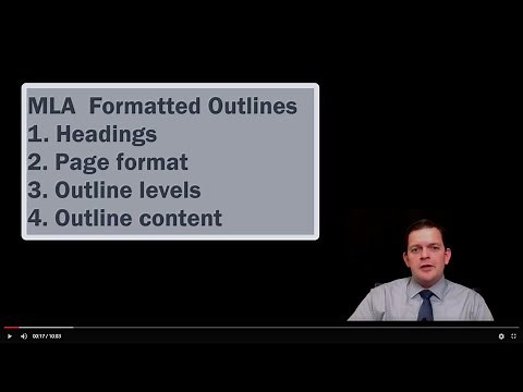 MLA Outline