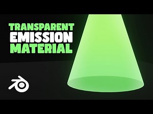 Transparent Emission Material - Blender Tutorial