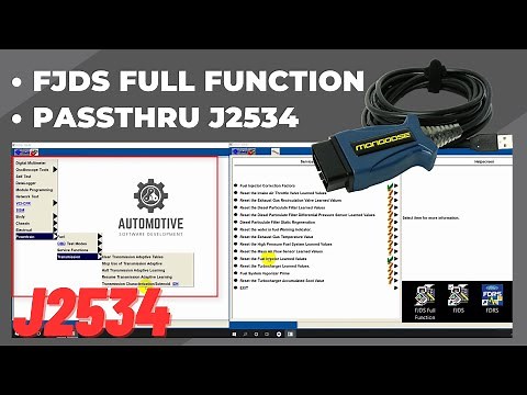 FORD FJDS SOFTWARE FULL FUNCTION | PASSTHRU J2534