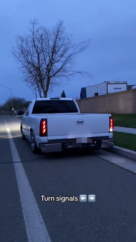 Sequential LED Tail Light for 2003 2004 2005 2006 Chevy Silverado,with Start-up Animation,Dynamic Turn Signal,Lightning Shaped Design Rear Lights,Brake Reverse, Smoked Lens