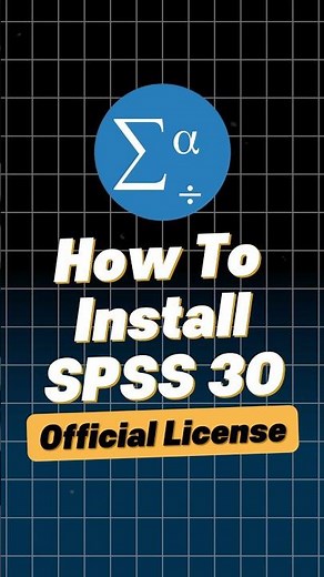 Install IBM SPSS 30 Official License