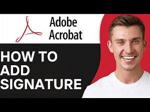 How To Add Signature in Adobe Acrobat Reader DC | Add Digital Signature Field