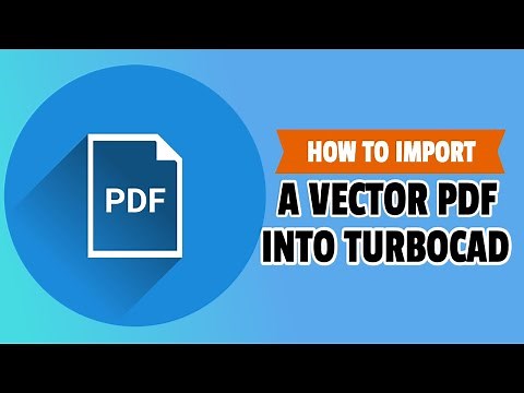 How to Import a Vector PDF into TurboCAD
