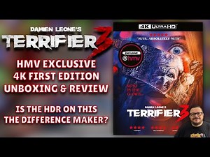 HMV Exclusive TERRIFIER 3 Collector’s Edition 4k Bluray Unboxing & Review