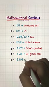 137K views · 1.3K reactions | Math Symbols You’ve Seen — But Don’t Actually Know 勞‼️ #mathematics | Math Love | Facebook