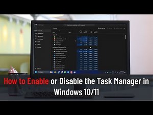 How to Enable or Disable the Task Manager in Windows 10/11 (Guide)