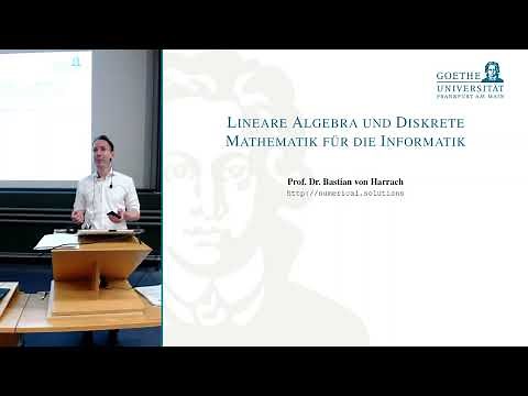 LinADI 1a - Lineare Algebra und Diskrete Mathematik für die Informatik