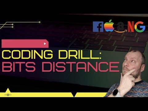 Leetcode challenge: Hamming distance | Python coding interview questions