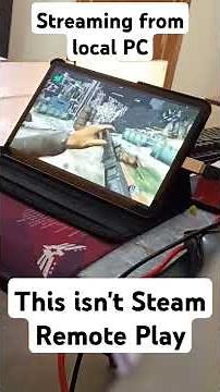 You can stream PC or any games even non stream locally with Moonlight⧸Sunshine