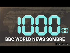 1,000 Seconds (16:40 Minutes) Countdown Blue Digital Stopwatch - Remix BBC World News Sombre Version