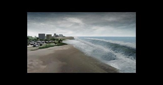 NOAA animation shows how a tsunami happens