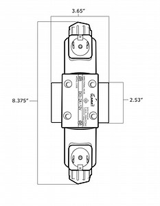 Universal Hydraulic Third Function Valve Kit w/ Joystick Handle, 15 GPM