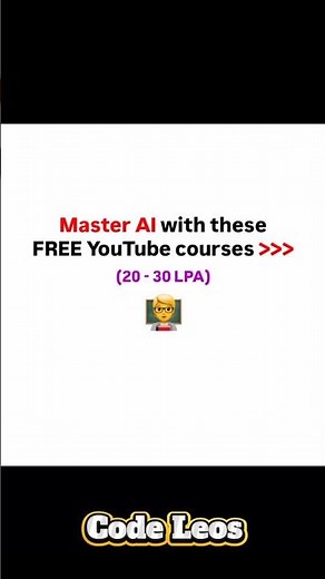 Top FREE AI Courses 2025 🚀 Harvard, Edureka, Intellipaat | Learn AI & ML for Free #shorts #ai #ml