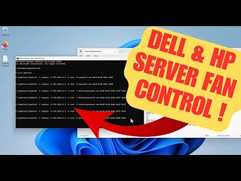 Dell PowerEdge Server Manual Fan Control - Tutorial