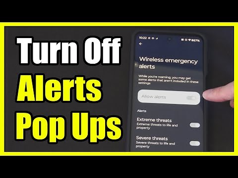 How to Turn On or Off the Emergency Alerts on your Android Phone (Settings Tutorial)