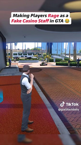 Making Players Rage as a Fake Casino Staff in GTA V 😂 #gta5clips #gta5online #gta5 #gta5_funny #gta5moments