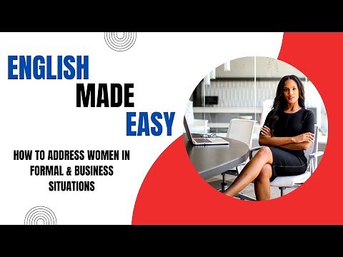 How to Address a Woman in a Business Letter