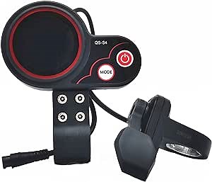 48V-60V Thumb Throttle LCD Display Kit Suit for Zero 8 9 10 8X 10X Electric Scooter Thumb Throttle QS-S4 LCD Display Parts