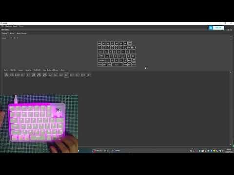MYKB software RGB lighting settings and function demonstration - Koolertron keyboard