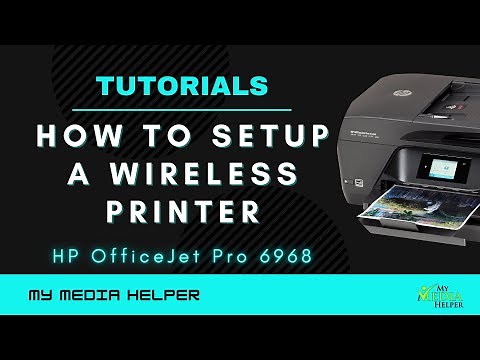 HP OfficeJet Pro 6968 All-in-One Wireless Printer Setup