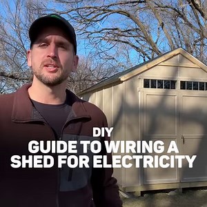 321K views · 1K reactions | I just finished building an 8'x12' storage shed and will run through wiring interior lights, exterior lights, duplex outlets, and an exterior GFCI outlet. This will work both if you would like to run a single 120V 20 Amp circuit from your house or if you would like to power off-grid like my use case. | Everyday Home Repairs | Facebook