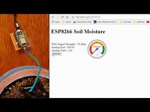 ESP8266 Soil Moisture Sensor IoT