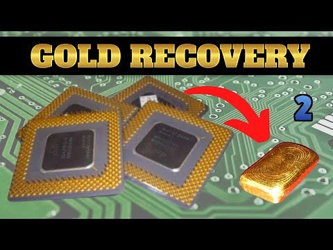 Precious Metals: Gold Recovery from Scrap CPU - Part 2
