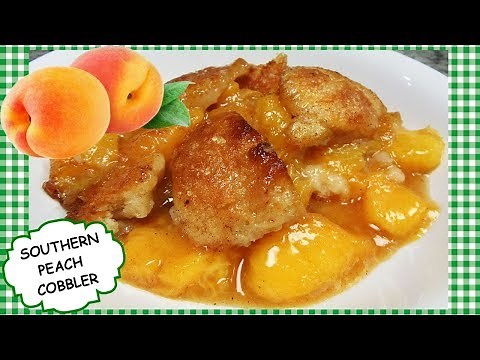 How To Make Homemade Southern PEACH COBBLER From Scratch Recipe