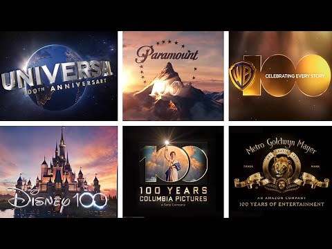 Movie Studios 100th Anniversary Logos Collection