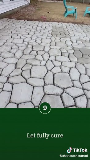 DIY Concrete Patio with Quikrete Walkmaker Mold