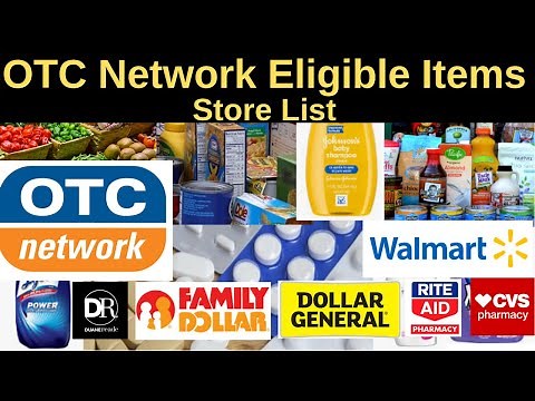 OTC Network card eligible items and Store List | OTC Network card Product List